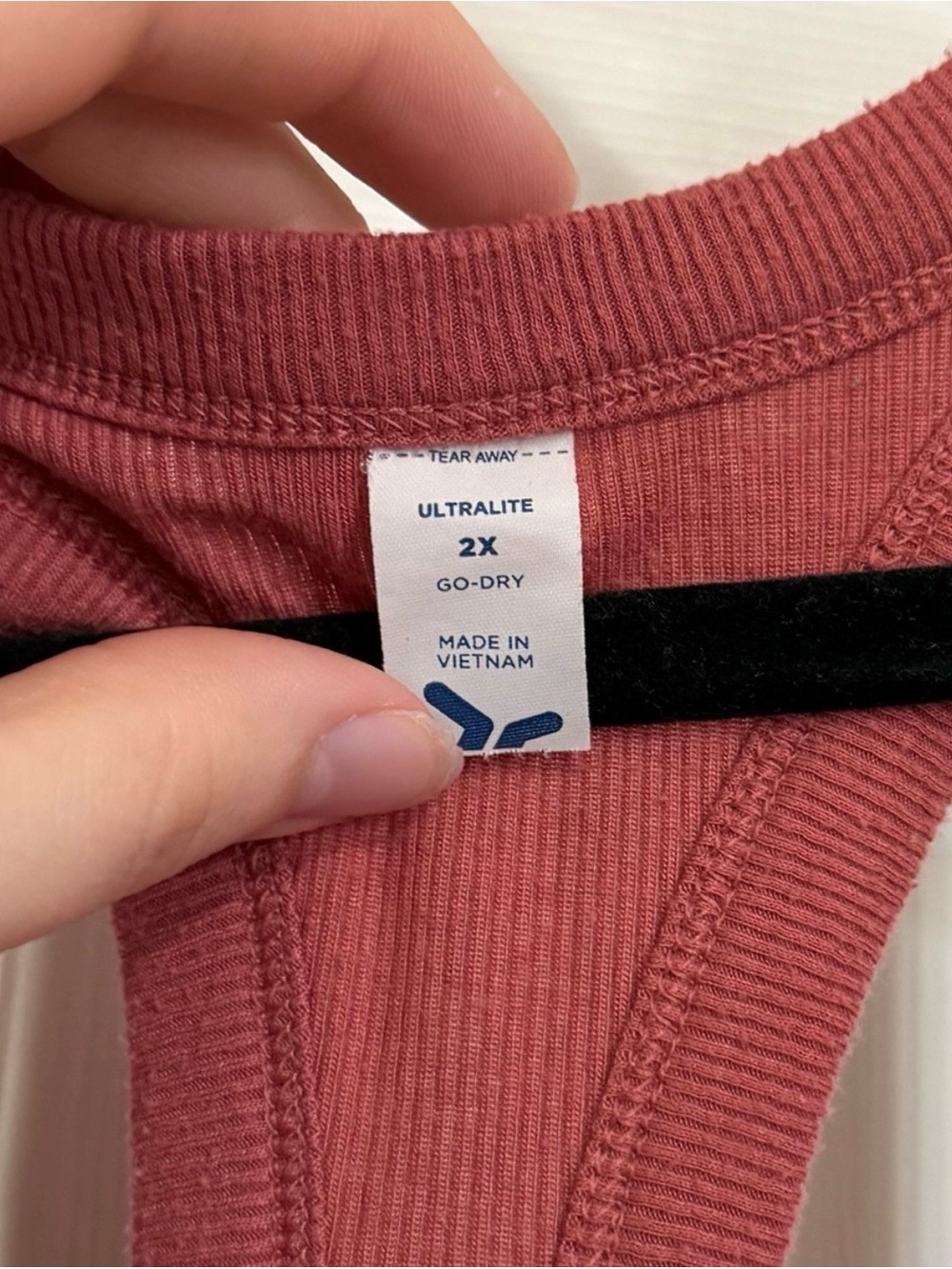 Old Navy Go-Dry Ribbed Tank Top Bundle 2X Pink Brown Racerback - Picture 4 of 10